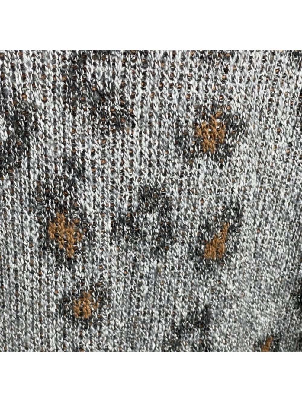 New Est. 1946 Jacket Sweater Cardigan Size 18/20 Animal Print Grey Tan Open Fron - Picture 4 of 8